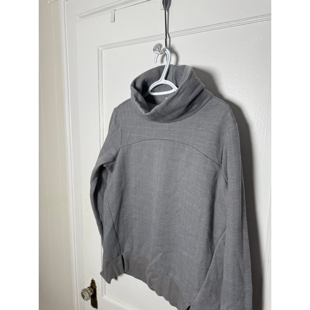 Avia Gray Minimalist Mock Neck Chic Athleisure Sweatshirt Size Women's XS - Picture 6 of 9